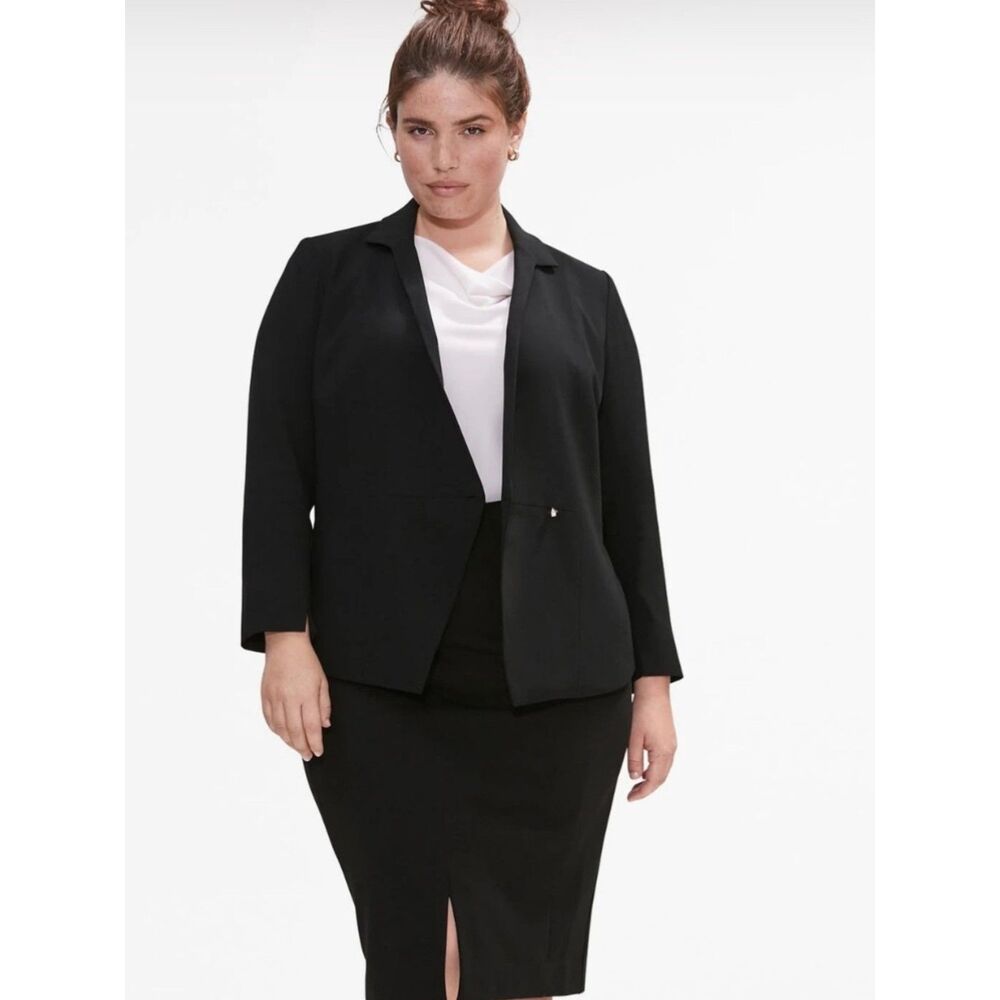 MM Lafleur Wells Single Button Blazer - Black +2